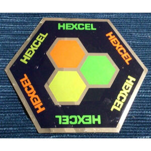 Vintage Hexcel 1970s 1980s Ski Skiing Sticker Decal 919A